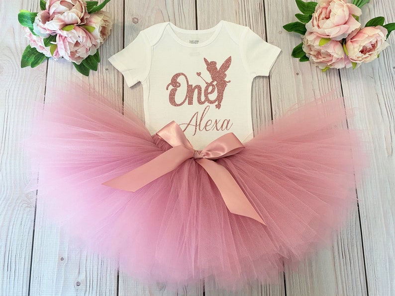 First Birthday Girl Tutu Outfit Fairy 1st Birthday Gift