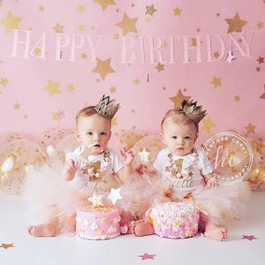 Twinkle Twinkle Little Star First Birthday Outfit Girl | One Year Old Girl Birthday Outfit | 1st Birthday Tutu Dress | Cake Smash Baby Girl