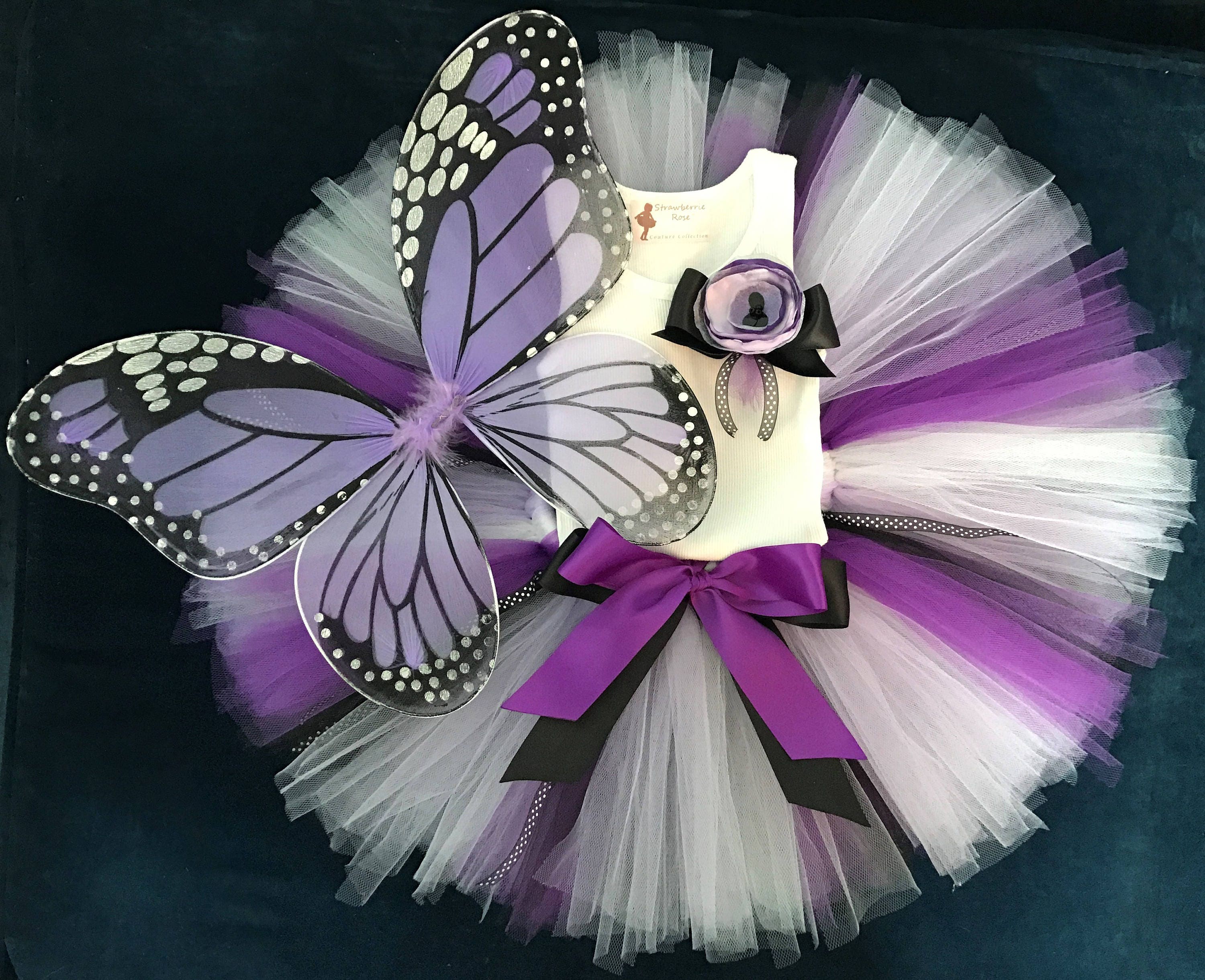 Butterfly Costume for Baby Girls Monarch Butterfly Dress Etsy