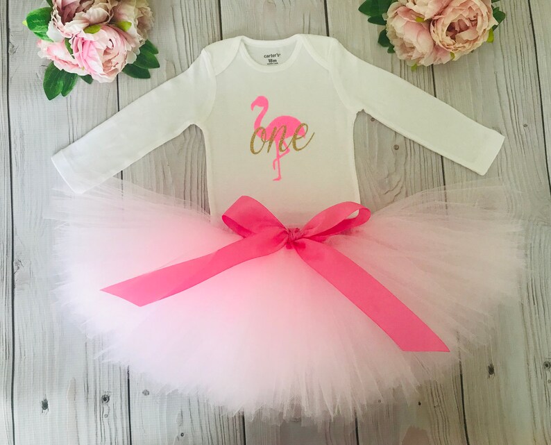 flamingo first birthday outfit