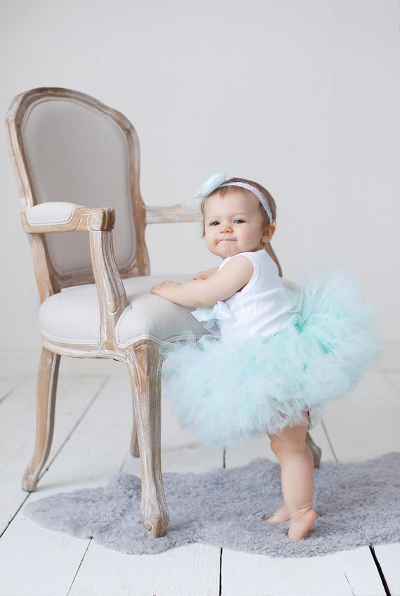 First Birthday Outfit Girl | Baby Girl Boho Birthday Tutu | Mint Tutu Il_570xn
