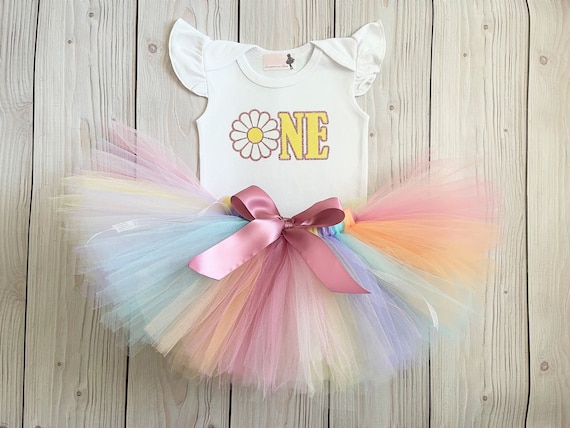 Coachella First Birthday Outfit | Festival Tutu Dress | One Groovy Girl |  Hippie Theme by Strawberrie Rose | Catch My Party