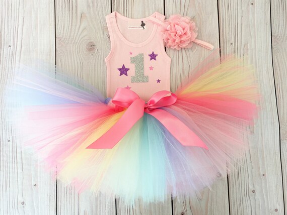 rainbow baby girl outfit
