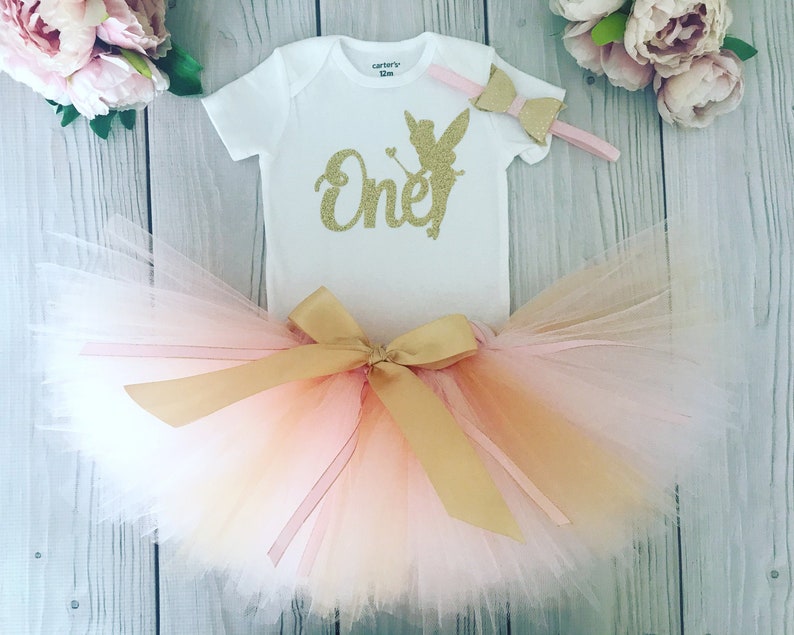 First Birthday Girl Tutu Outfit Fairy 1st Birthday Gift