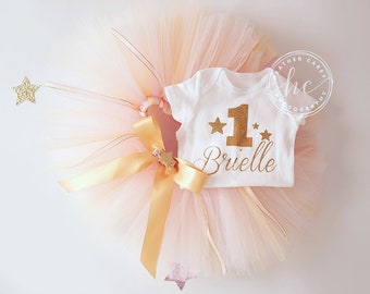 Twinkle Twinkle Little Star First Birthday Outfit Girl | One Year Old Girl Birthday | 1st Birthday Tutu Dress | Cake Smash Baby Girl