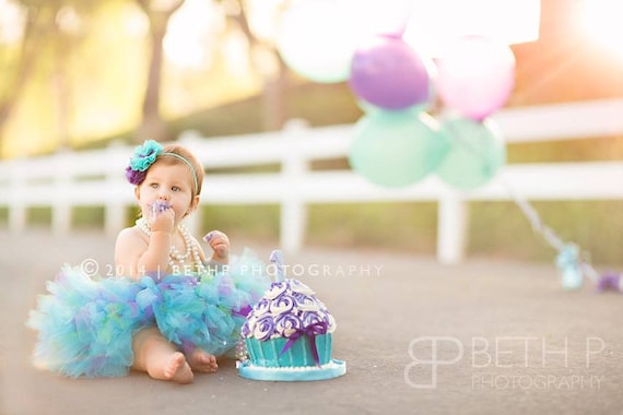 Mermaid Birthday Tutu | Birthday Outfit | Personalized Birthday Dress | Cake Smash | Baby Girl First Birthday | 1st Birthday | Gift Il_570xn