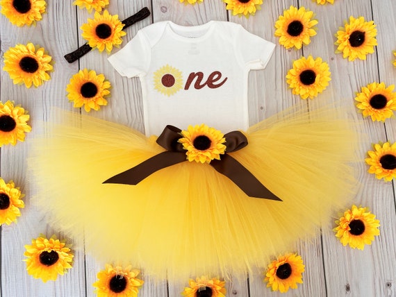 sunflower outfit baby