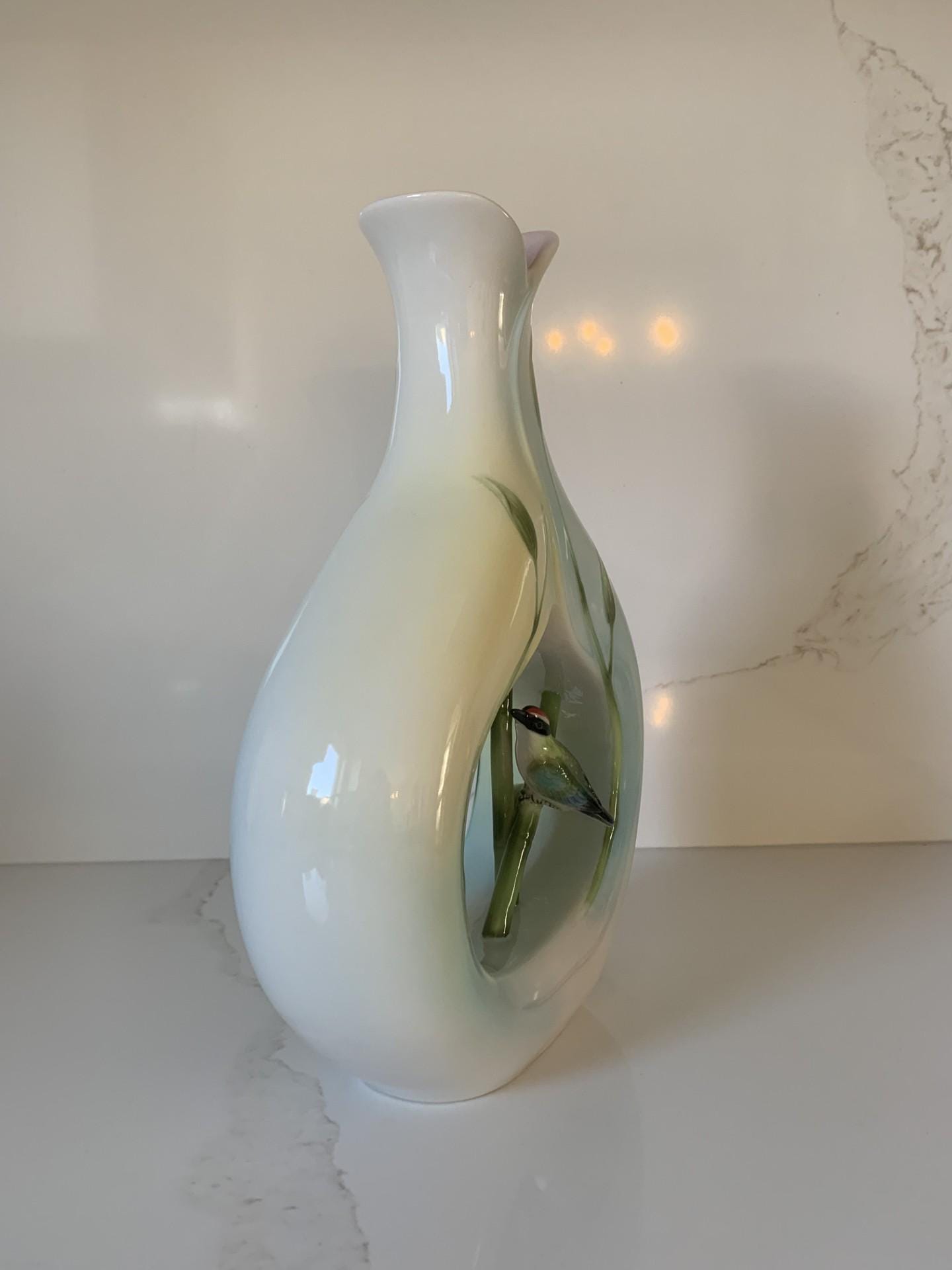 フランツ作 竹製 鳴鳥花瓶 - Etsy 日本