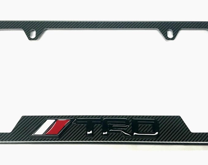 3D Emblem License Plate Frame 3D TRD Emblem License Plate