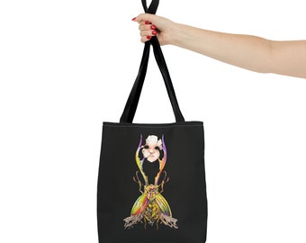 Mask Tote Bag by Trissa Tilson