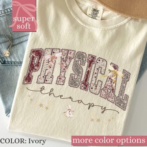 Physical Therapy Shirt, Comfort Colors® Physical Therapy Shirts, Physical Therapy, Physical Therapist Shirt, Physical Therapist Gift