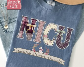 Comfort Colors NICU Nurse Shirt, Neonatal Intensive Care Unit