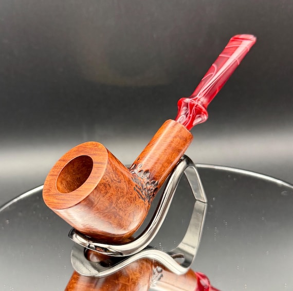 Handmade briar tobacco pipe