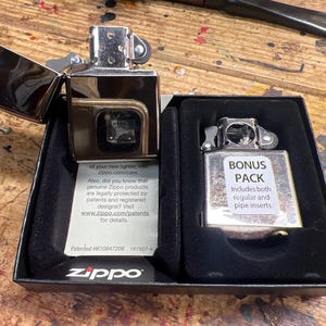 Zippo pipe lighter plus normal  insert