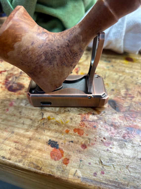 Pipe lighter with stand and tool combo