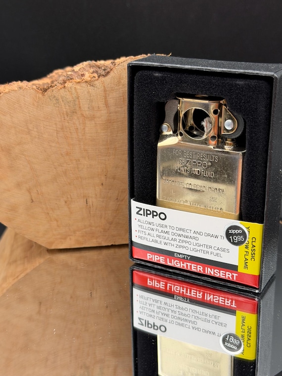 Zippo pipe insert wind proof lighter pipe insert (Gold colored)