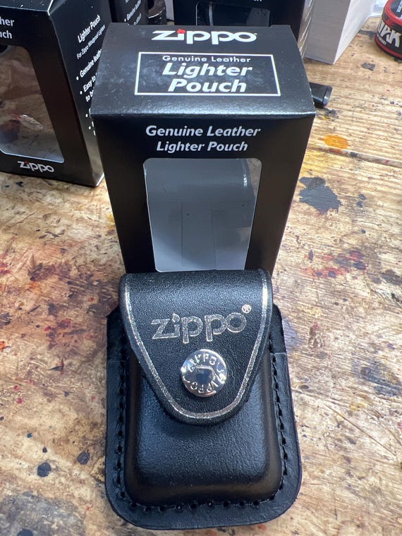 Zippo pipe lighter leather holster