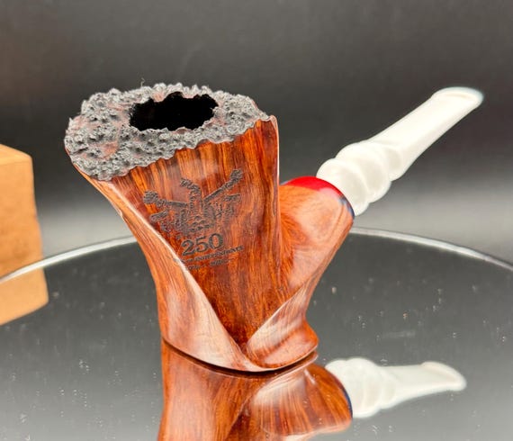 Handmade briar tobacco pipe