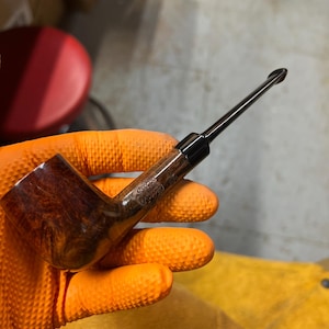 Handmade briar tobacco pipe