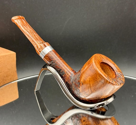 Handmade Grecian briar wooden smoking tobacco pipe