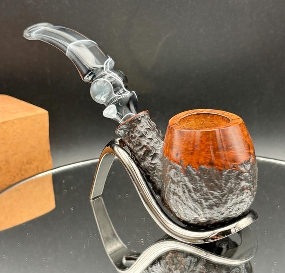 Handmade Grecian briar wooden smoking tobacco pipe