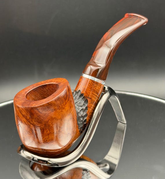 Handmade Grecian briar wooden smoking tobacco pipe