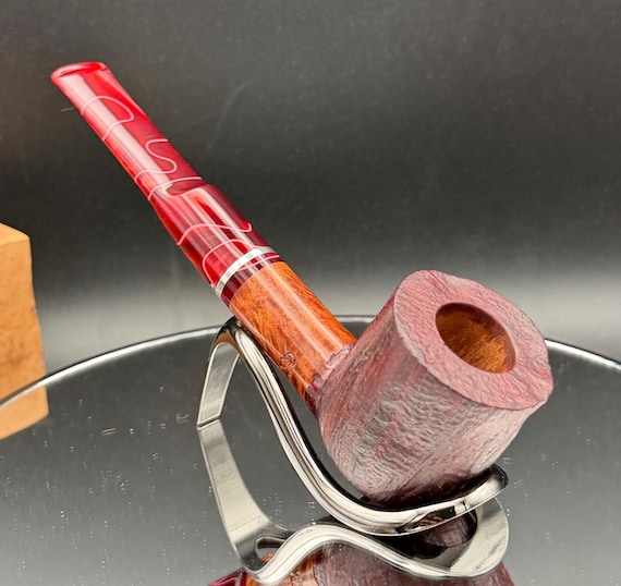 Handmade briar tobacco pipe