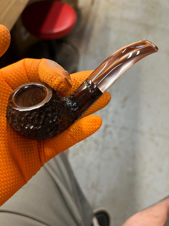 Handmade briar tobacco pipe