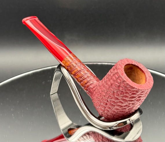 Handmade briar tobacco pipe