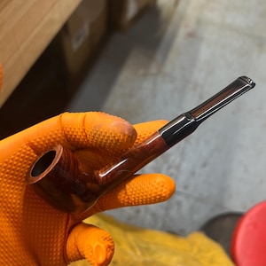 Handmade briar tobacco pipe