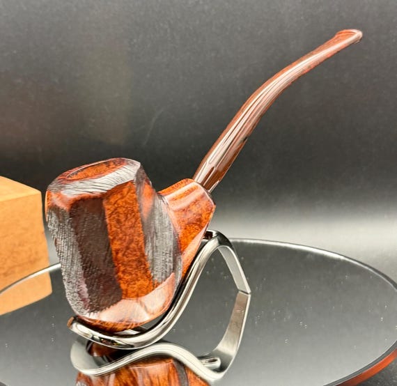 Handmade Grecian briar wooden smoking tobacco pipe