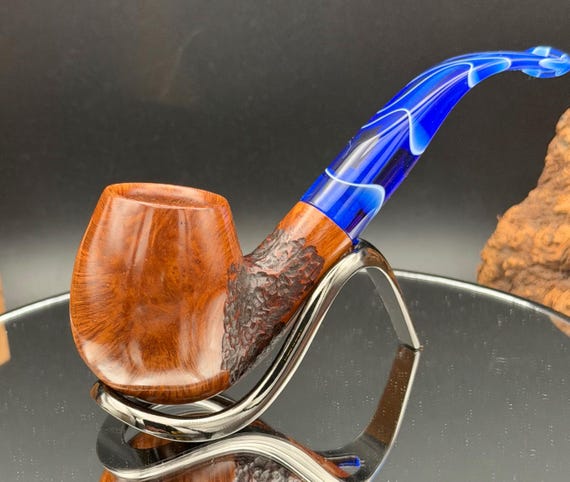 Handmade briar tobacco pipe (6mm Filter)