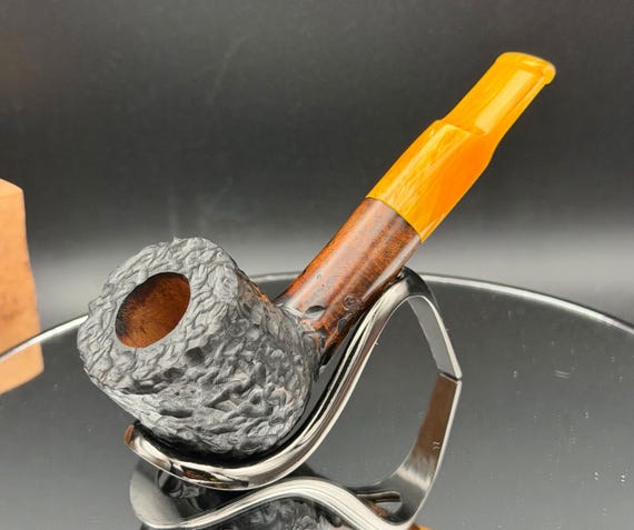 Handmade briar tobacco pipe (9mm Filter)