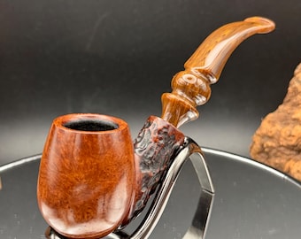 Pipa de tabaco de brezo hecha a mano