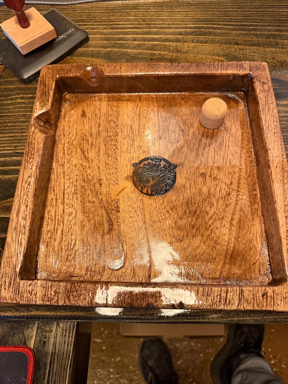 Handmade tobacco pipe tray Heavy Duty!