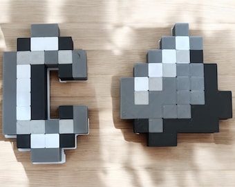 Minecraft Flint and Steel Prop: 3D Printed Game Replica