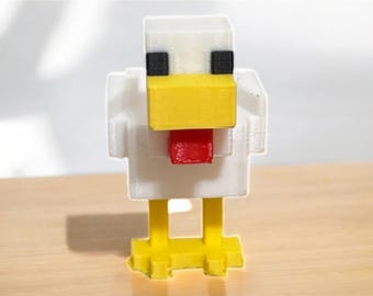 CHICKEN Without Jockey for birthday cake topper from the movie and video game