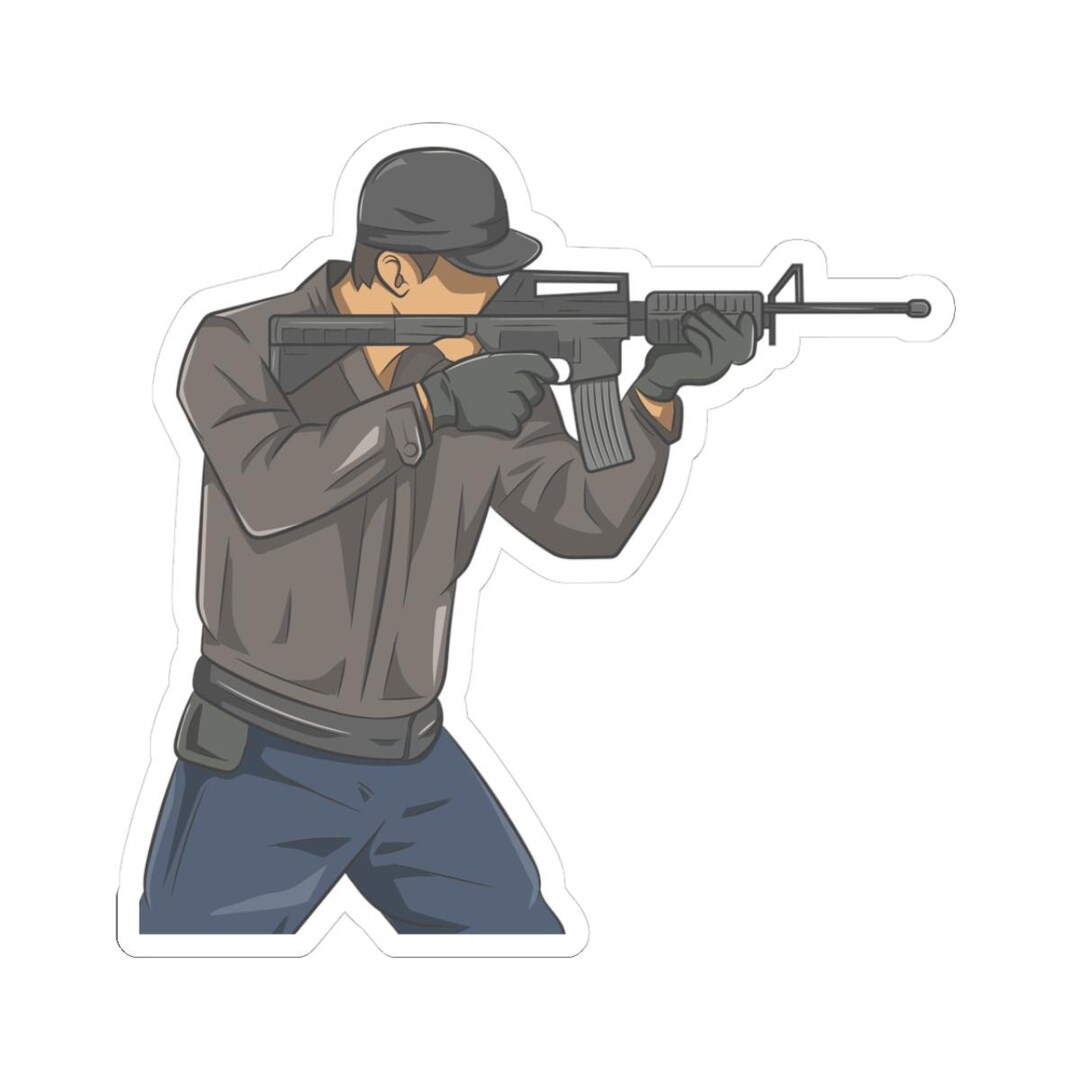Urban Tactical Operator Kiss-cut Stickers - Perfect for Gamers and ...