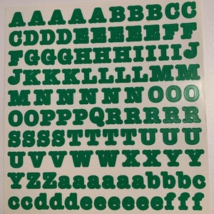 Creative Memories ABC/123 Stickers - Bold style