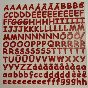 Creative Memories ABC/123 Stickers - Sassy style