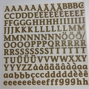 Creative Memories ABC/123 Stickers - Classy style