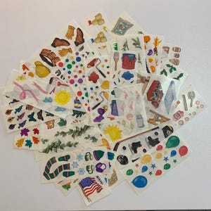 Kreative Memories Stickers - Lot von 44 Aufkleberstreifen