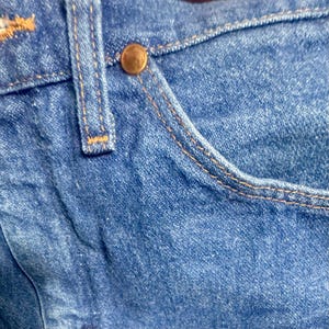 Vintage Wrangler Jeans 100% Baumwolle Made in USA Classic Americana Western 70er 80er Jahre Bild 11