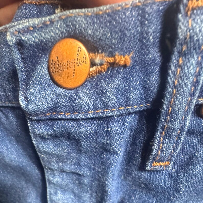 Vintage Wrangler Jeans 100% Baumwolle Made in USA Classic Americana Western 70er 80er Jahre Bild 7