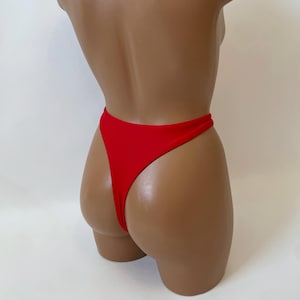 High Cut Thong Bikini Bottom