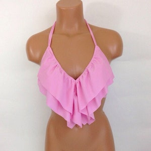Women&#39;s Ruffle Swimsuit Top MORE COLORS