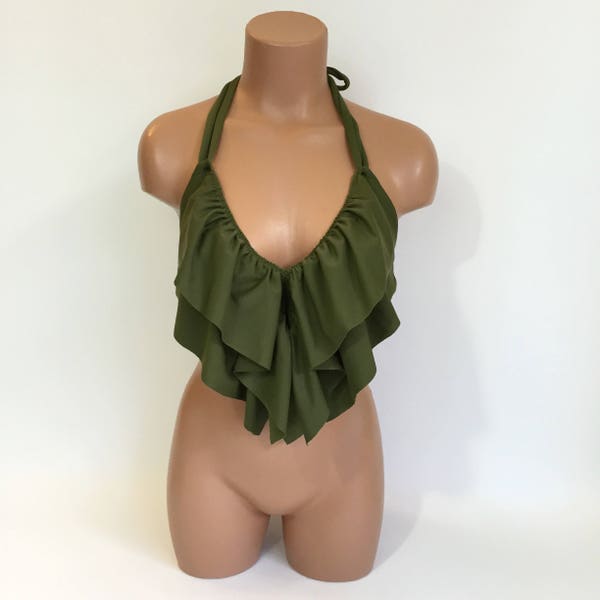 Women's Ruffle Swimsuit Top MORE COLORS