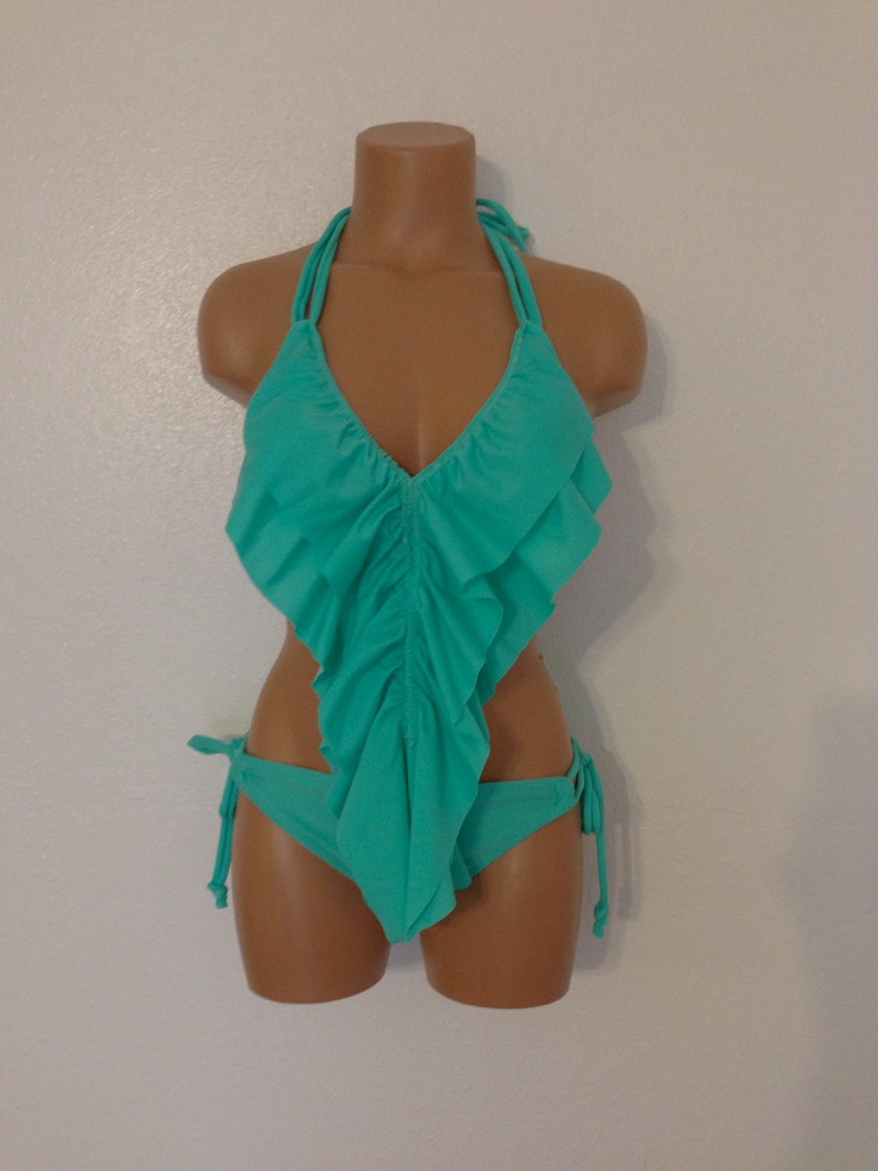 Tankini long ruffle bikini bathing suit MORE COLORS