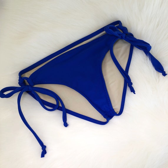 blue bikini bottoms