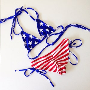 Women&#39;s American Flag Bikini
